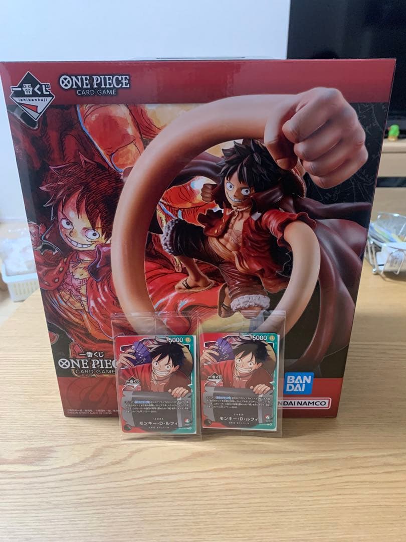 モンキー・D・ルフィＡ賞フィギュア プロモ　モンキー・D・ルフィ　2枚