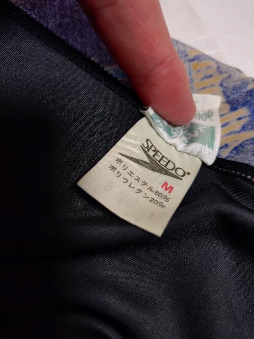 SPEEDO　競泳水着　アトランタオリンピックモデル　黒/赤/青 　Mサイズ