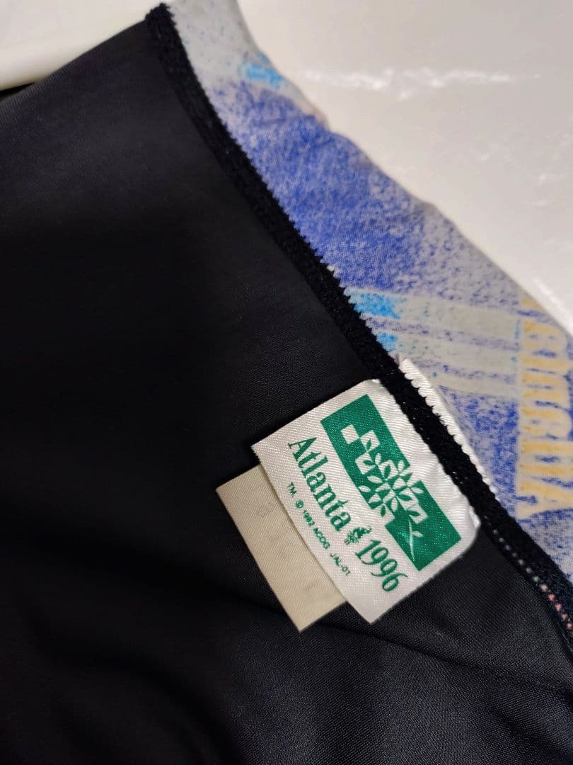 SPEEDO　競泳水着　アトランタオリンピックモデル　黒/赤/青 　Mサイズ