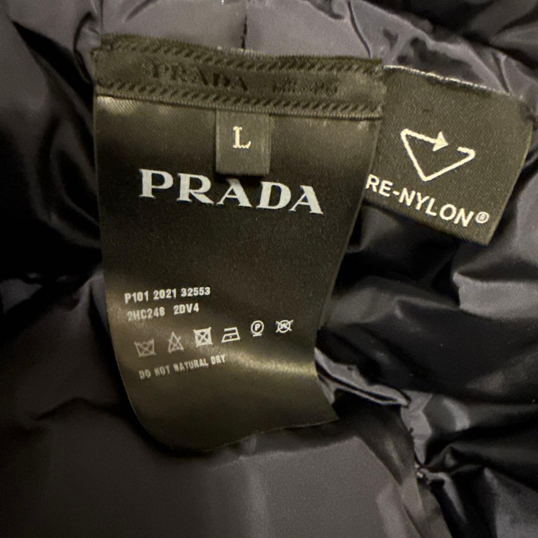 PRADA ネイビーバケットハット Lサイズ