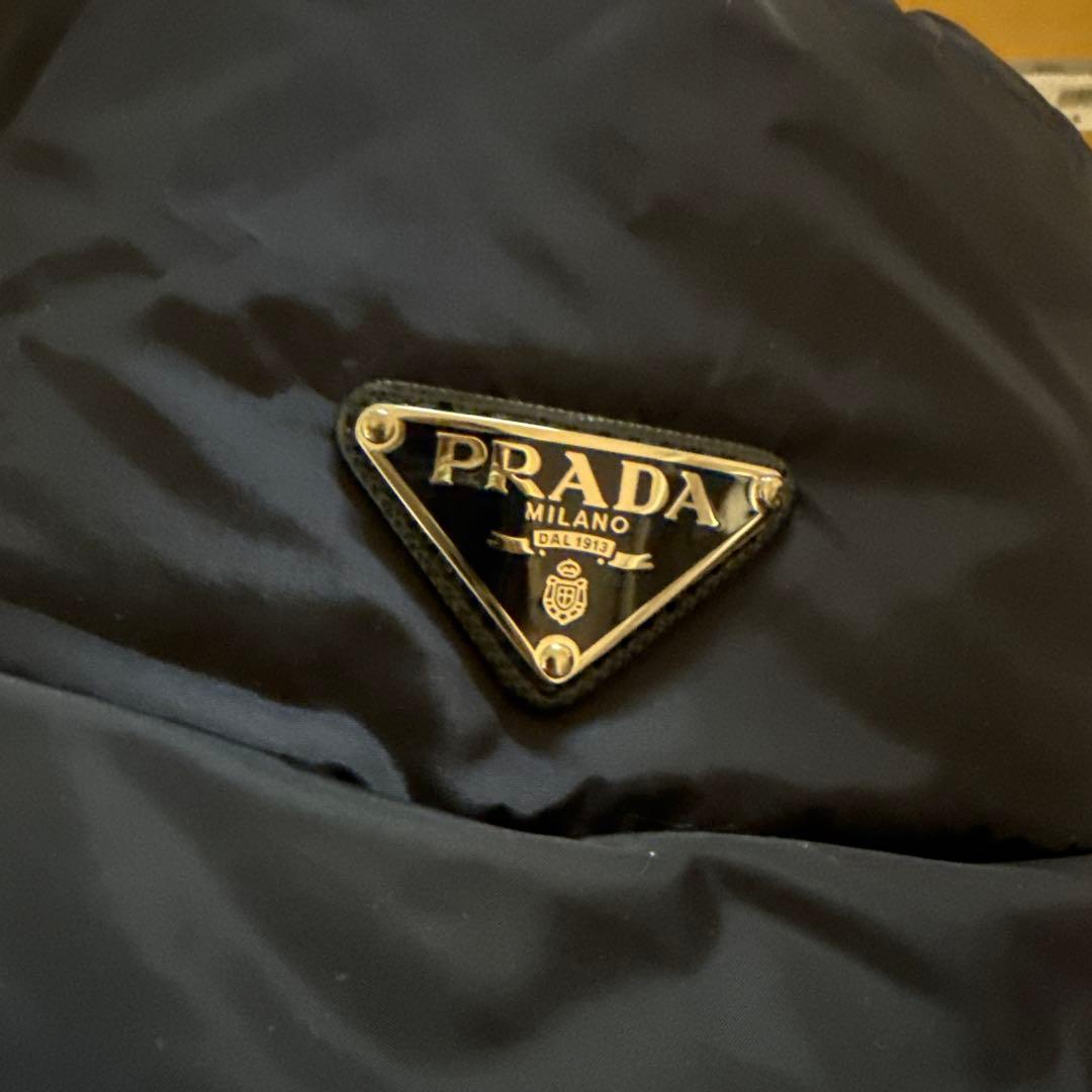 PRADA ネイビーバケットハット Lサイズ