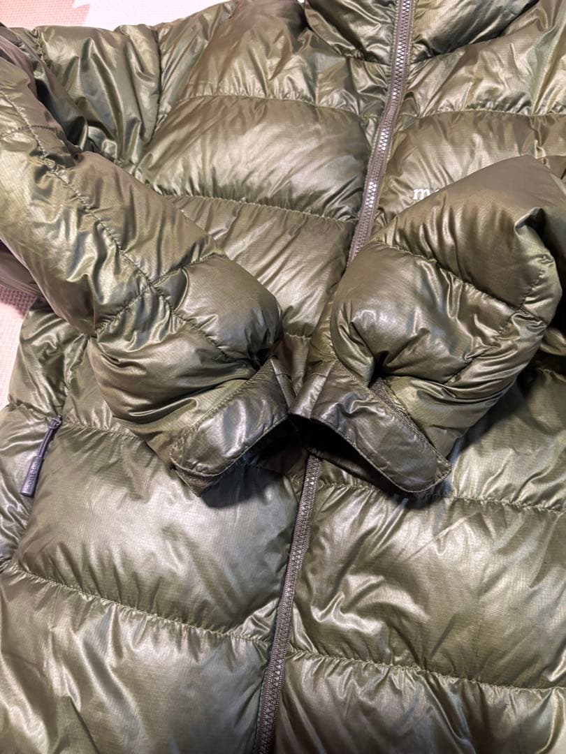 h*o様 mont-bell アルパインダウンジャケット オリーブ　800fp