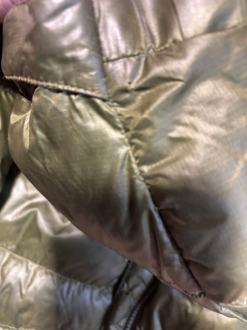 h*o様 mont-bell アルパインダウンジャケット オリーブ　800fp