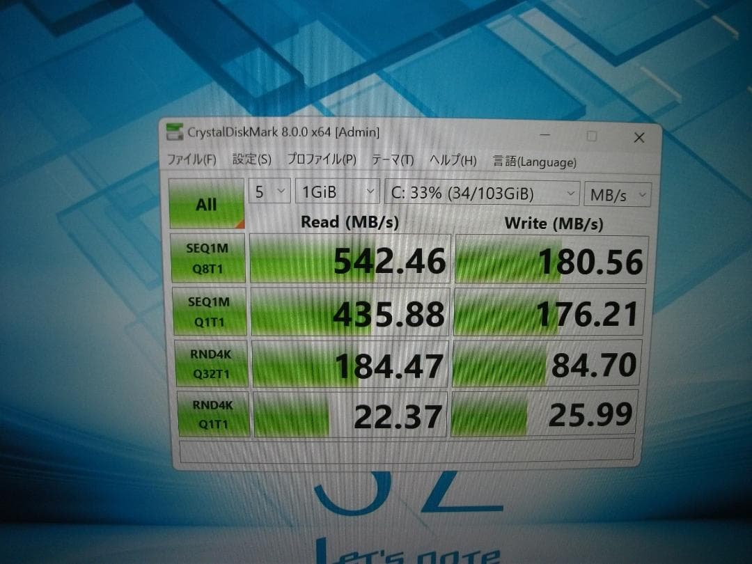 Windowsノート本体 Win11 Let'snote CF-SZ6/4GB+SSD128(466)