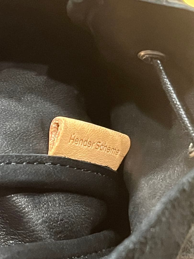 Hender Scheme センズバック スエード 黒 巾着 エンダースキーマ