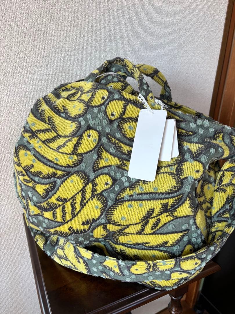 ミナペルホネン　wind bird ショルダーバッグ　Lサイズ　yellow