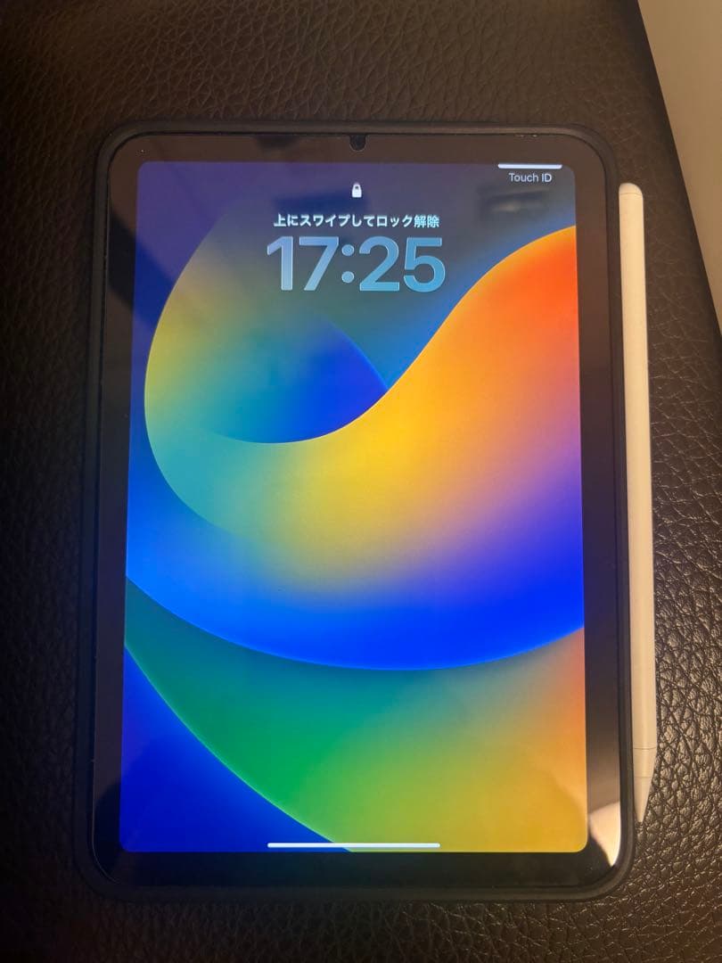 【美品】iPad mini第6世代 フィルム、ケース、ペンシル付属