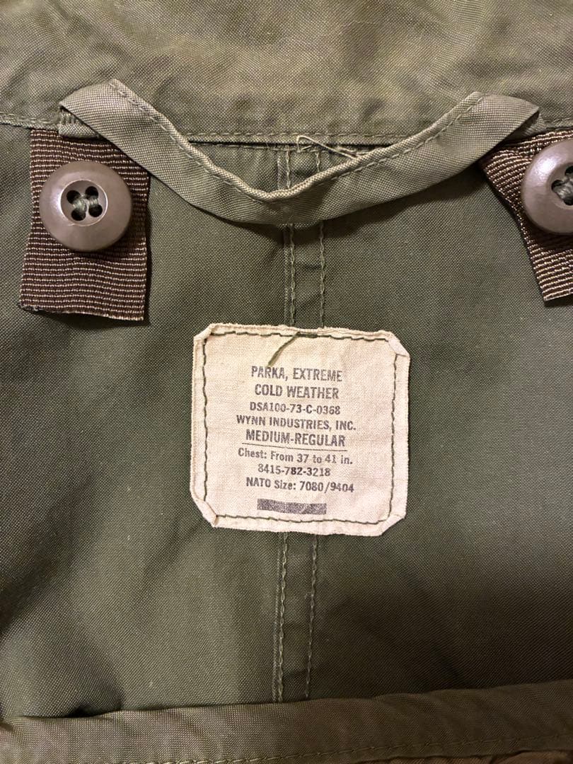 値下中　70s U.S.ARMY 米軍実物 M65 フィッシュテールパーカ XL