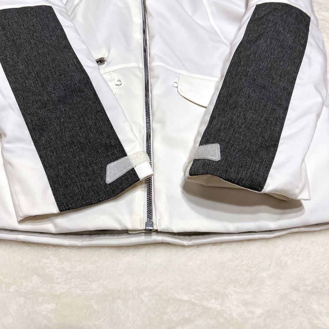 【極美品】PHENIX スキーウェア Lサイズ ホワイト/グレー　ブラック