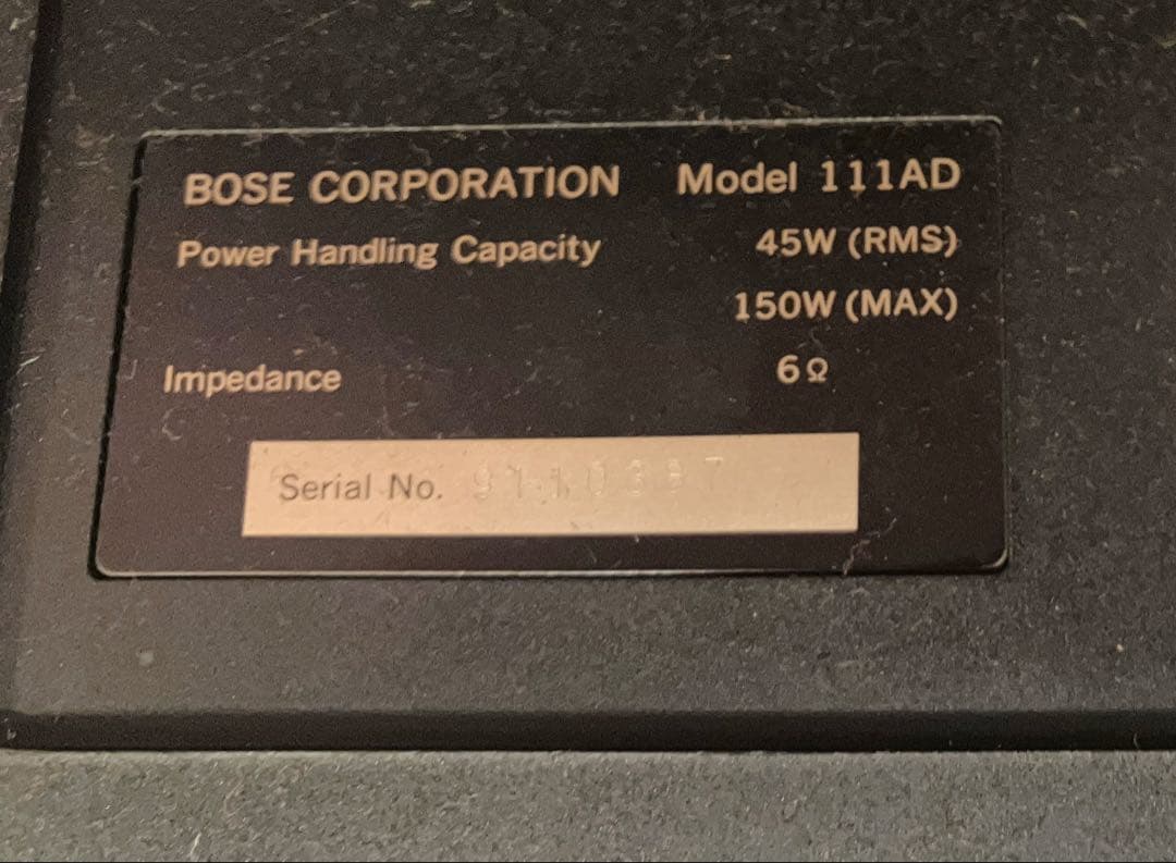 BOSE 111AD スピーカー 2台セット 天吊り金具付き 業務用 BGM