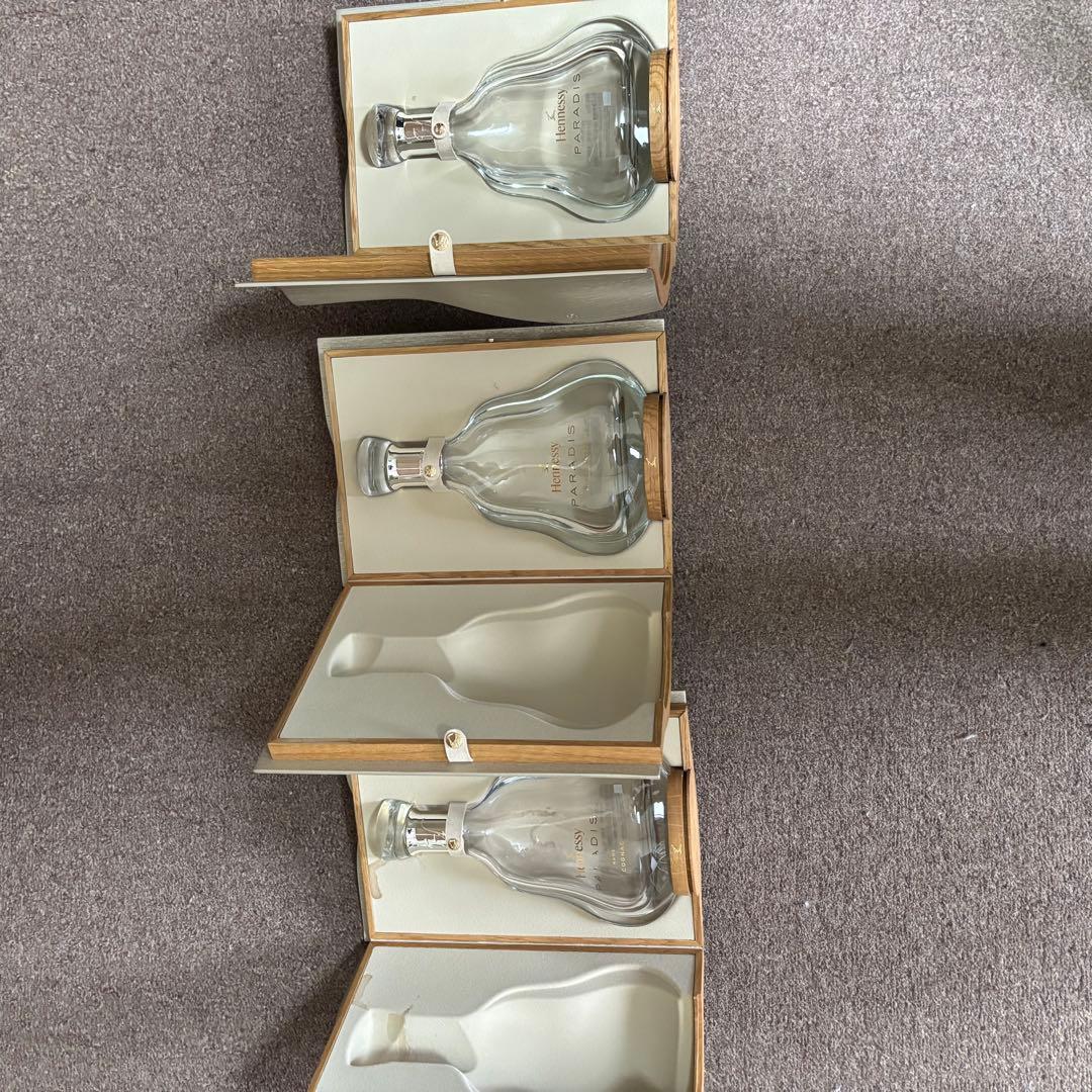 Hennessy Paradise 3本セット 空瓶