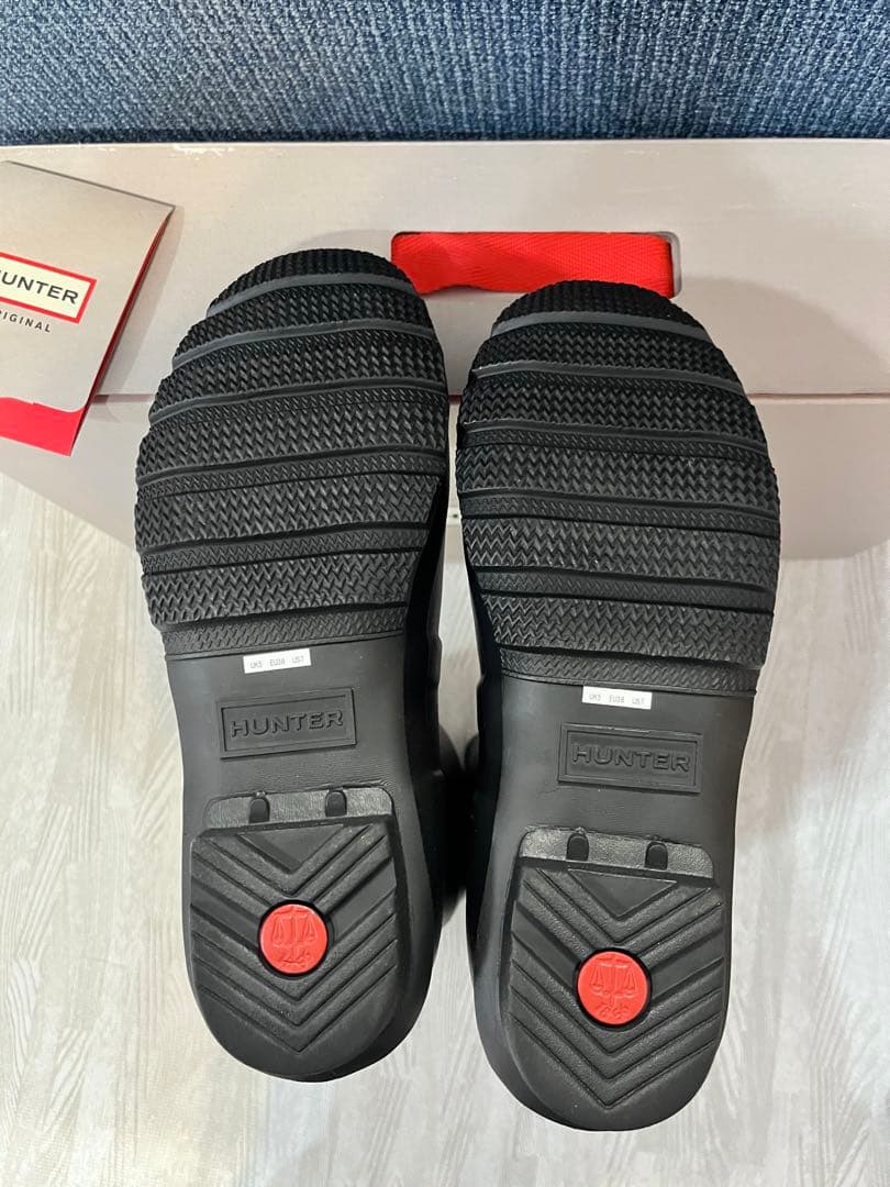 美品【箱あり】HUNTER　ハンター　レインブーツ　長靴