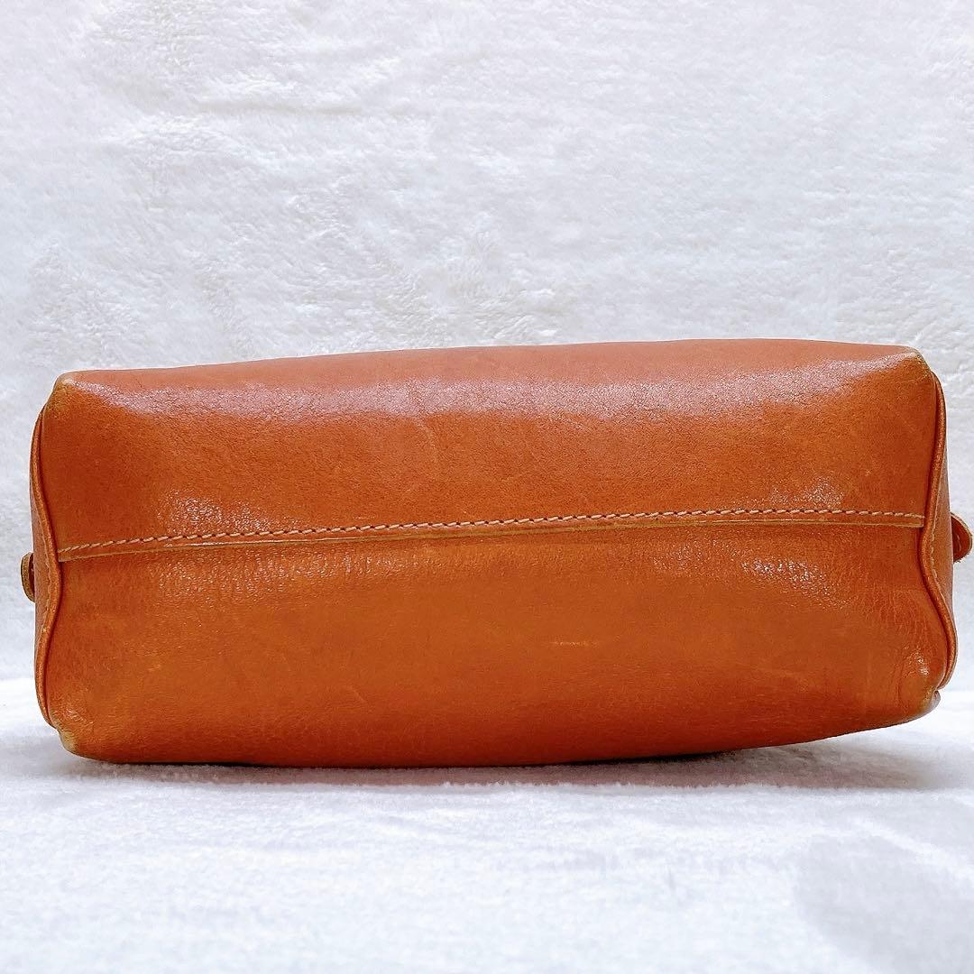 ✨美品✨イルビゾンテ 2wayミニショルダーバッグ ヌメ革 ブラウン ロゴ