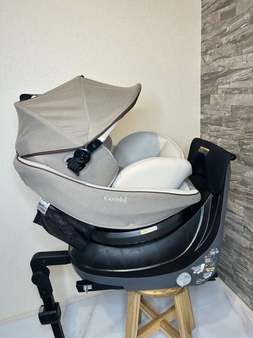 激美品❗️クルムーヴスマートISOFIX tete a tete おまけ付き