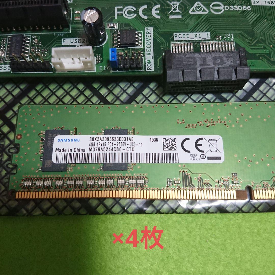 動作品・core-i3 8100 メモリ16GB IPCFL-HA マザーボード