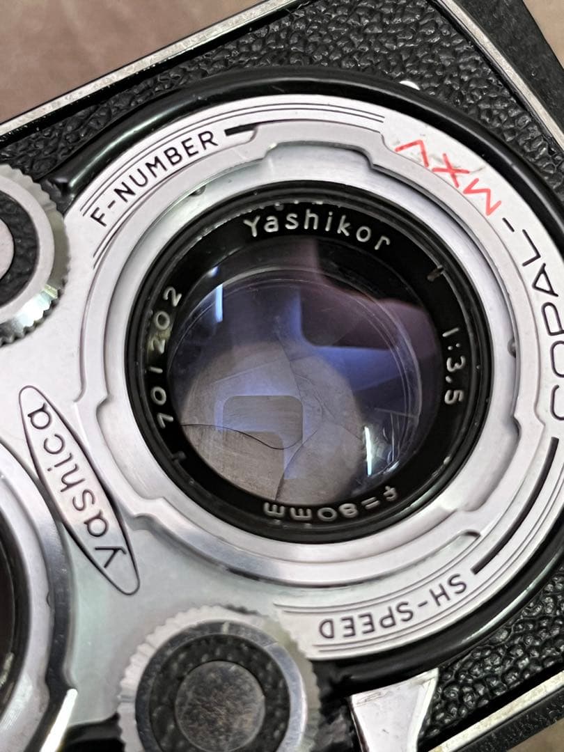 【動作品】Yashicaflex 新B 二眼レフ 中判カメラ