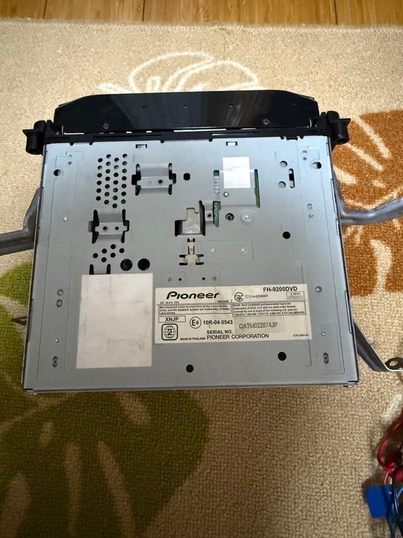 カーオーディオ Pioneer Carrozzeria FH-9200DVD