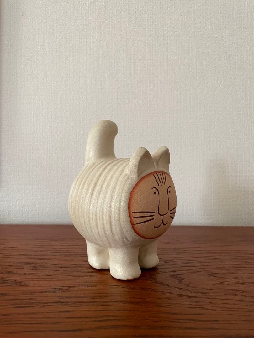 リサラーソン ディエチ キャット/ミッセ アイボリー　北欧雑貨