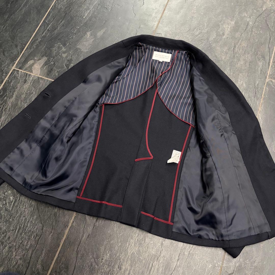 マッキントッシュフィロソフィー　金ボタン　ブレザー　テーラードジャケット　紺ブレ