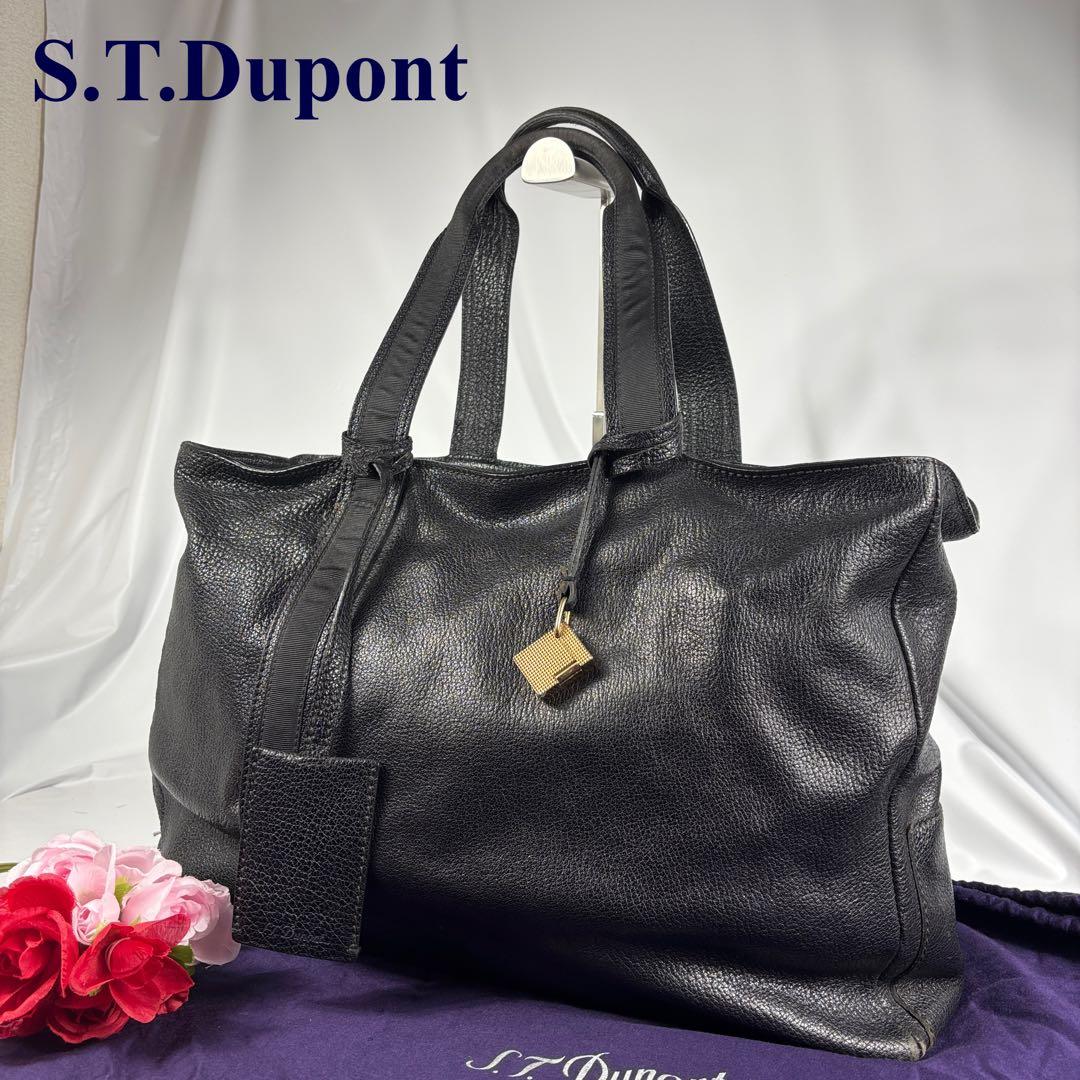 S.T.Dupont エステーデュポン　レザー ボストンバック ライターチャーム