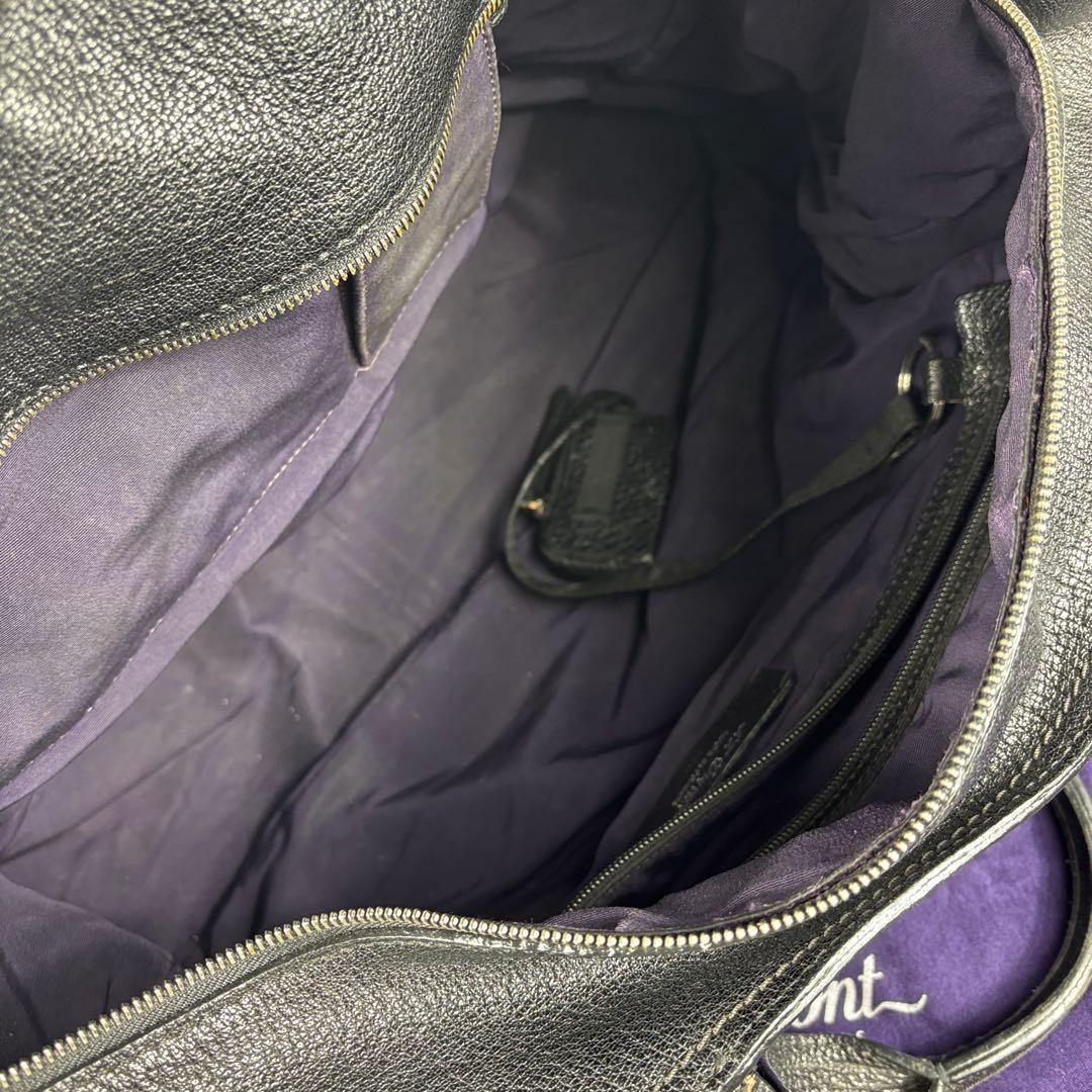 S.T.Dupont エステーデュポン　レザー ボストンバック ライターチャーム