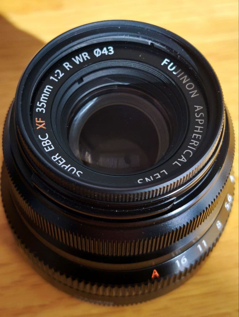 【FUJIFILM】 XF35mm F2 R WR 美品