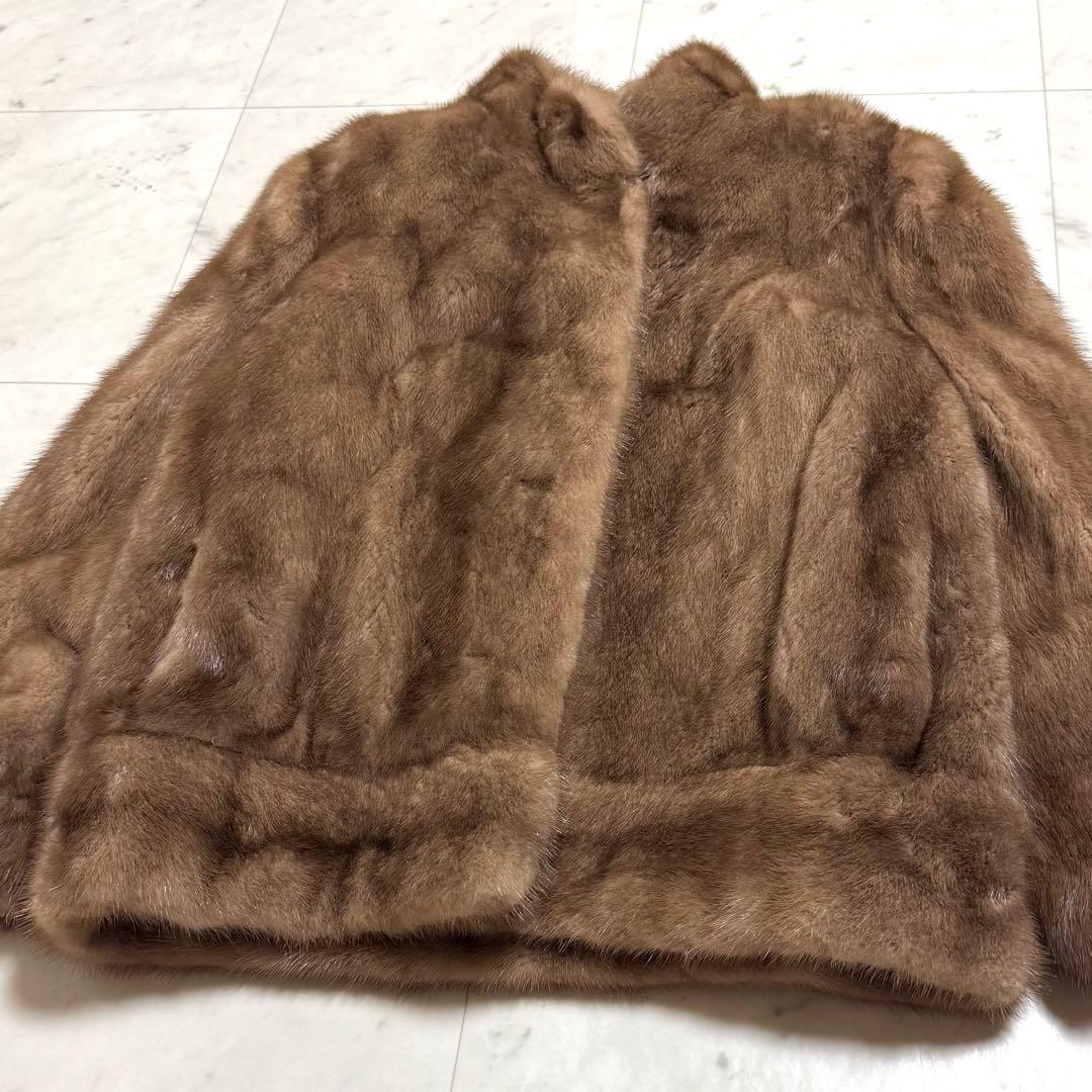 Cizenne SAGA MINK 毛皮コート ミンク 金サガ ベージュ 11号