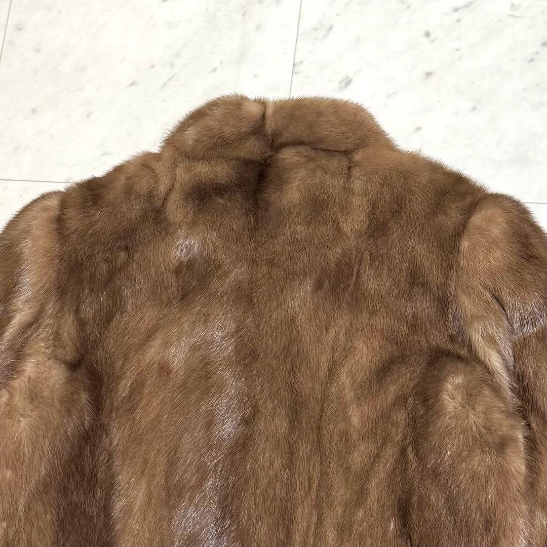 Cizenne SAGA MINK 毛皮コート ミンク 金サガ ベージュ 11号