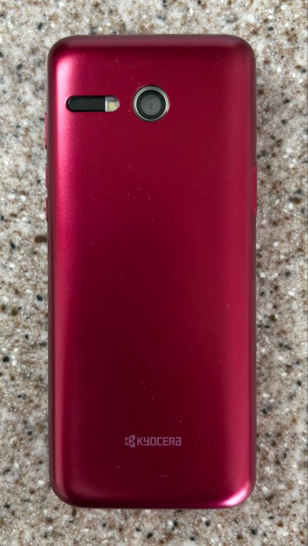 かんたんケータイ KYF41 初期化済み 卓上ホルダー付 au