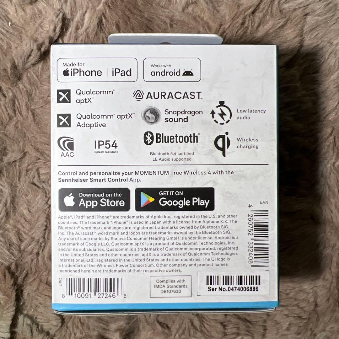 MOMENTUM True Wireless 4 スマートワイヤレスイヤホン