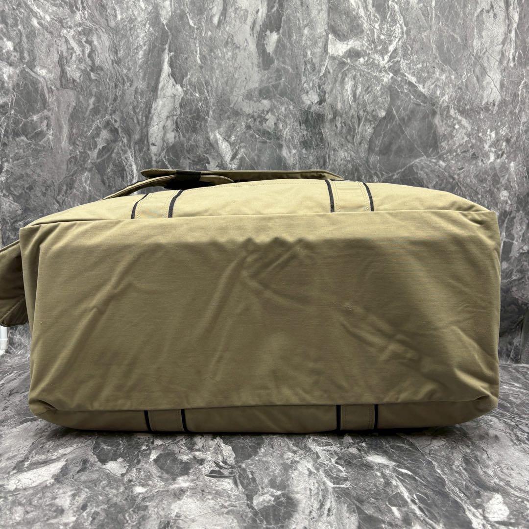 美品■PORTER ボストンバッグ　旅行カバン　カーキ　大容量　2WAY