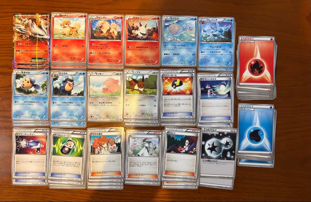 ポケモンカード　BW デッキセット　レシラム　ゼクロム　ミュウツー　ゲノセクト他