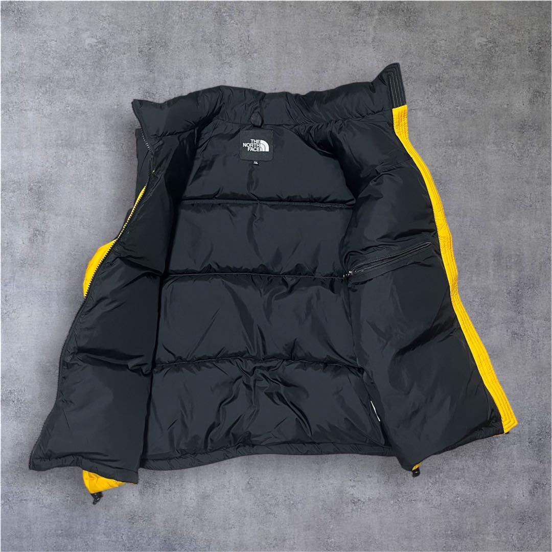 THE NORTH FACE ダウンベスト イエロー/ブラック　XLサイズ