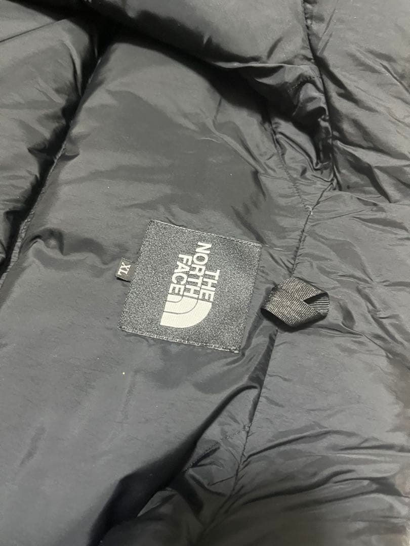 THE NORTH FACE ダウンベスト イエロー/ブラック　XLサイズ