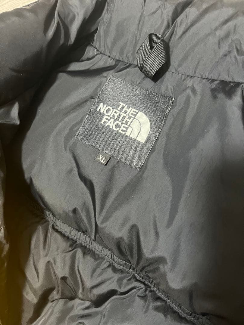 THE NORTH FACE ダウンベスト イエロー/ブラック　XLサイズ