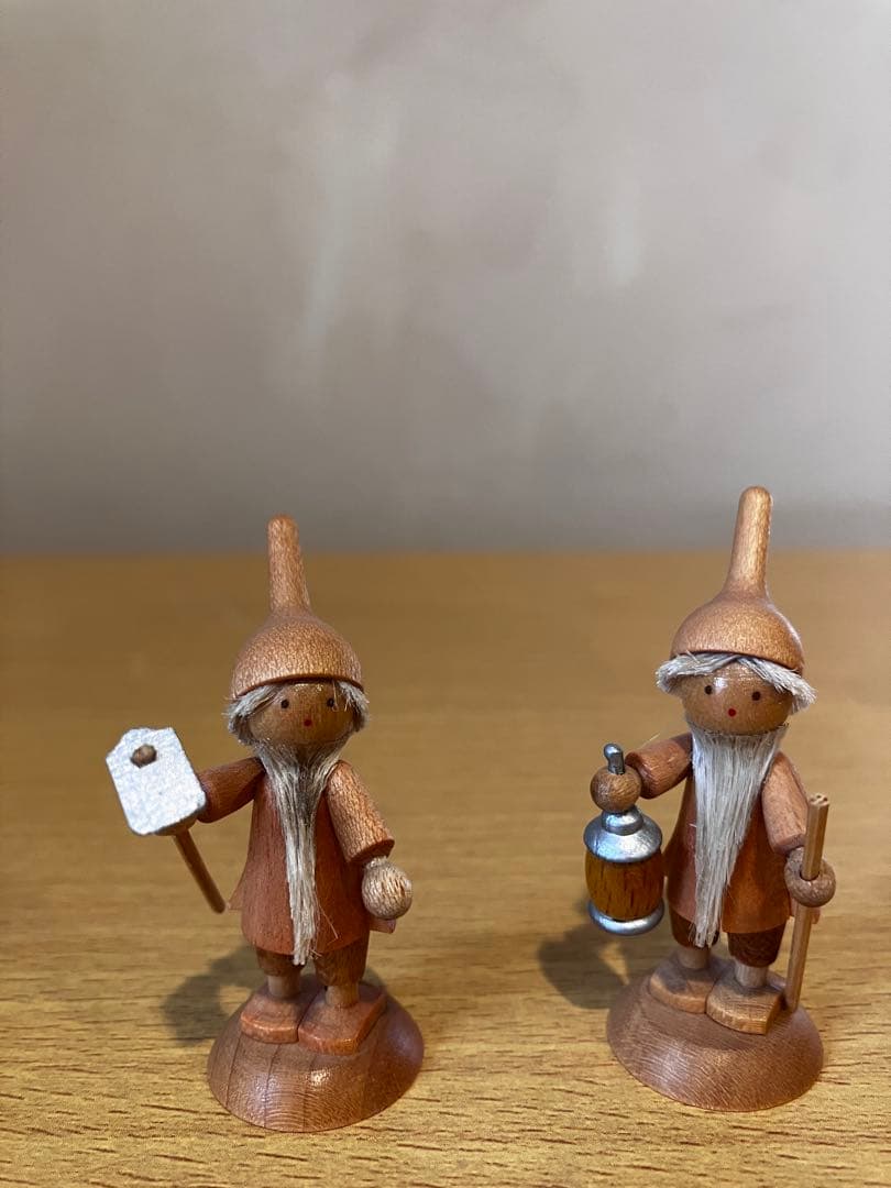 Flade Wiltner ドイツ製　木製ミニチュア人形 6体セット