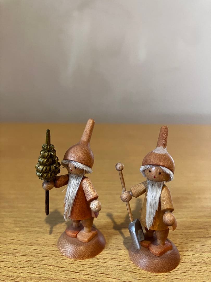 Flade Wiltner ドイツ製　木製ミニチュア人形 6体セット