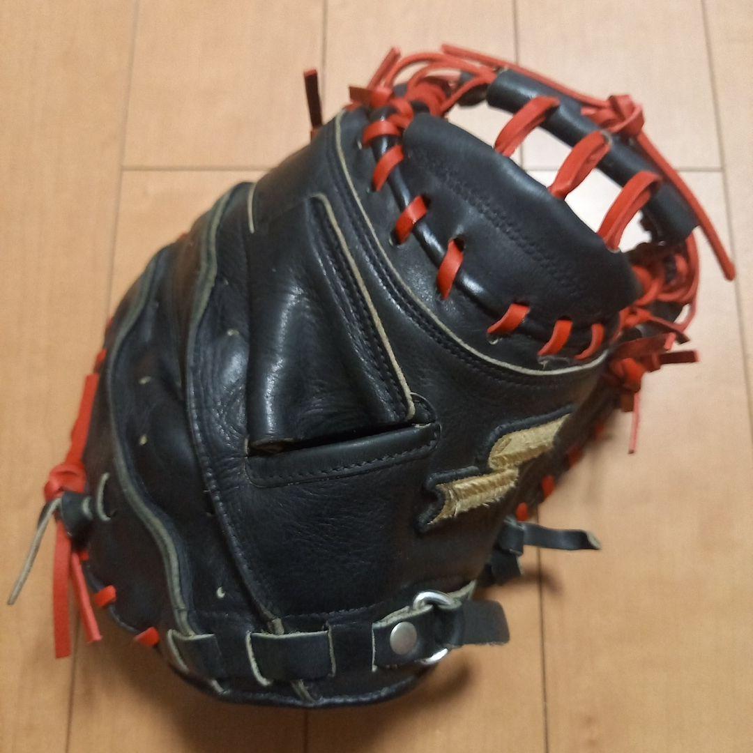 SSK 少年 キャッチャーミット 黒/赤