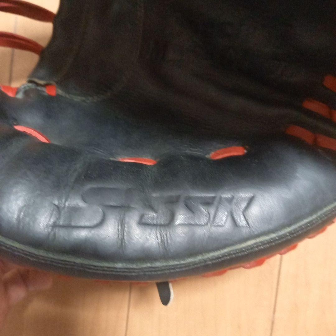 SSK 少年 キャッチャーミット 黒/赤