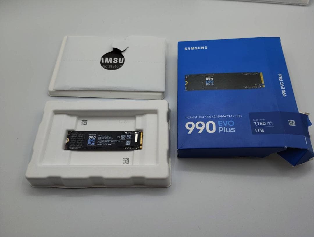 サムスン NVMe M.2 SSD 990 EVO Plus 1TB