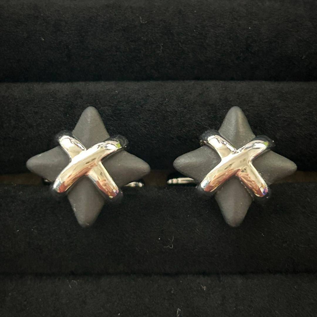 【美品レア】ウエッジウッド　カフリンクス　ブラックスター　0206