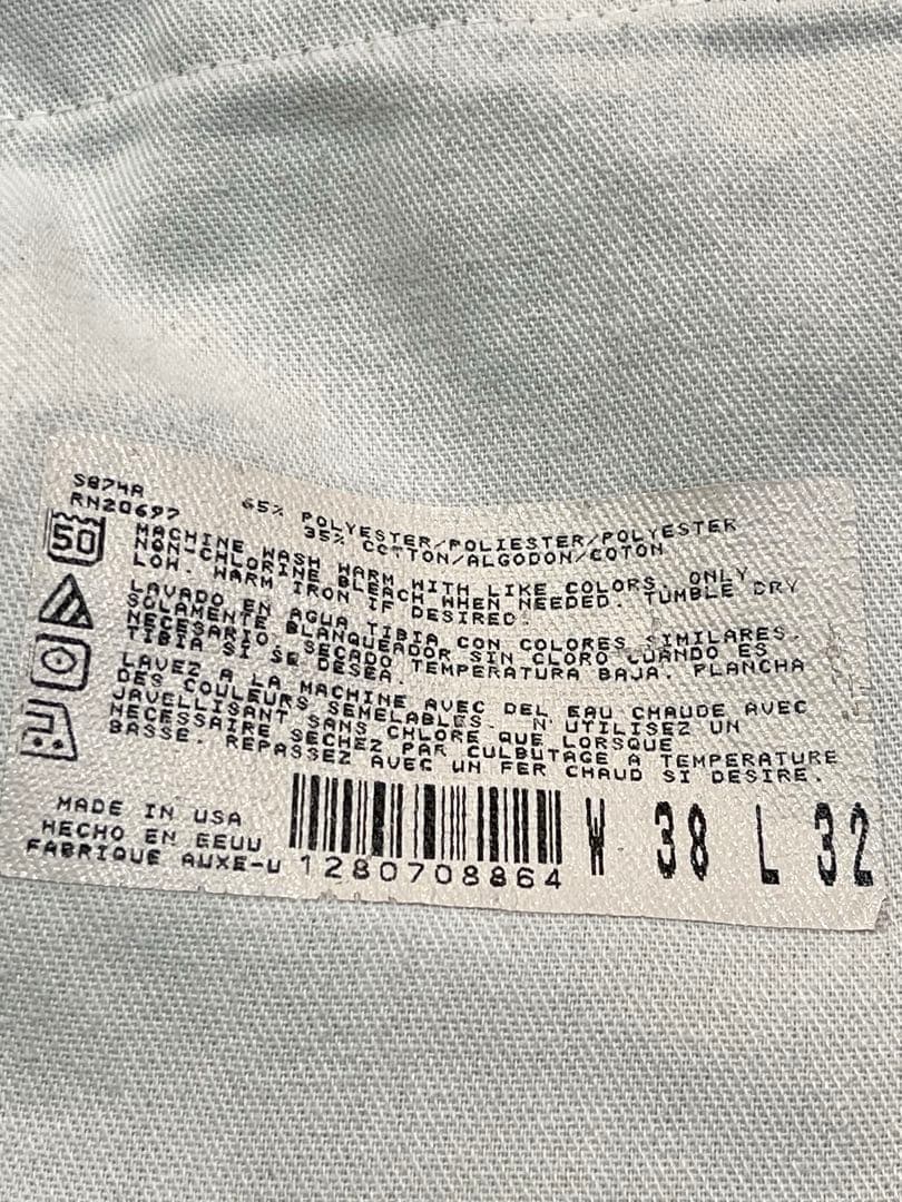 90's USA製 Dickies 874 ワークパンツ TALONジップ ②