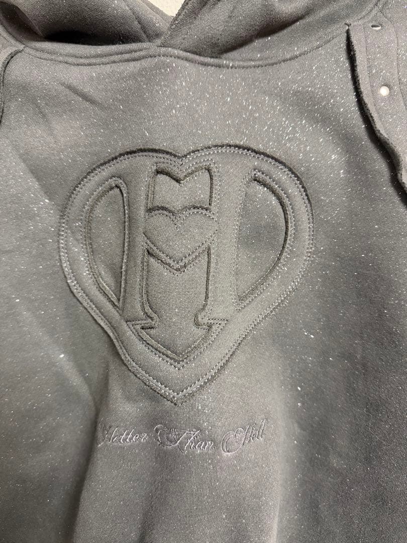 HTH heart logo  set up パーカー　セットアップ