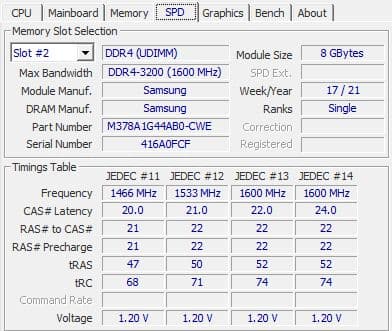 ​【動作確認済】Samsung DDR4-3200 16GB (8GB×2枚)