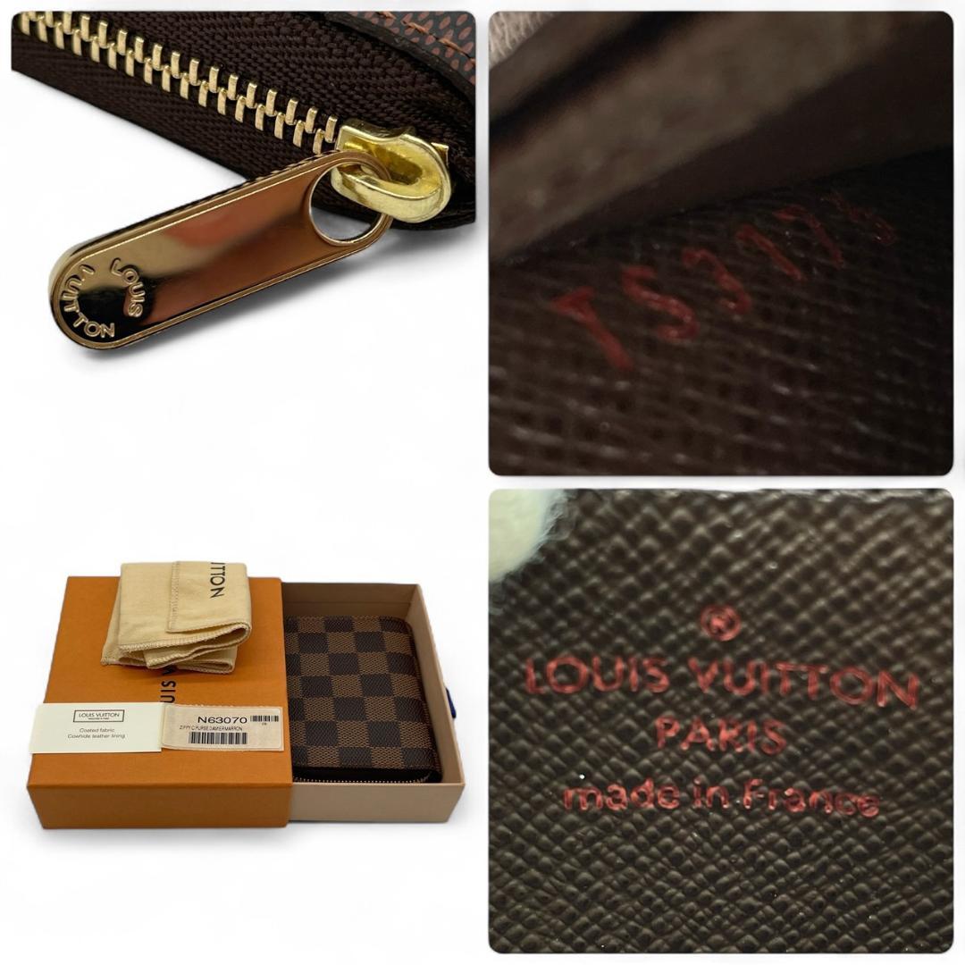 【未使用】ルイヴィトン ダミエ エベヌ ジッピー パース 小銭入れ