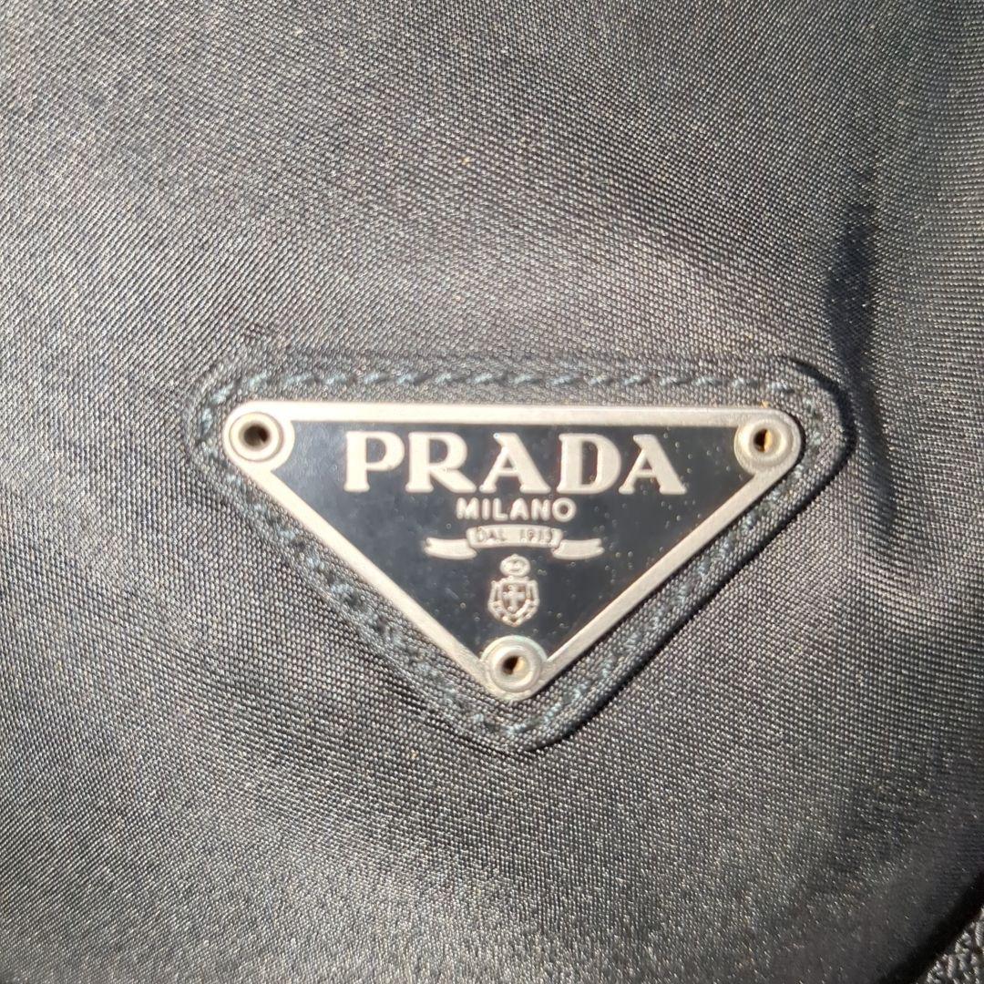 PRADA ボストンバッグ 2way ブラック 三角ロゴ テスートナイロン 鍵