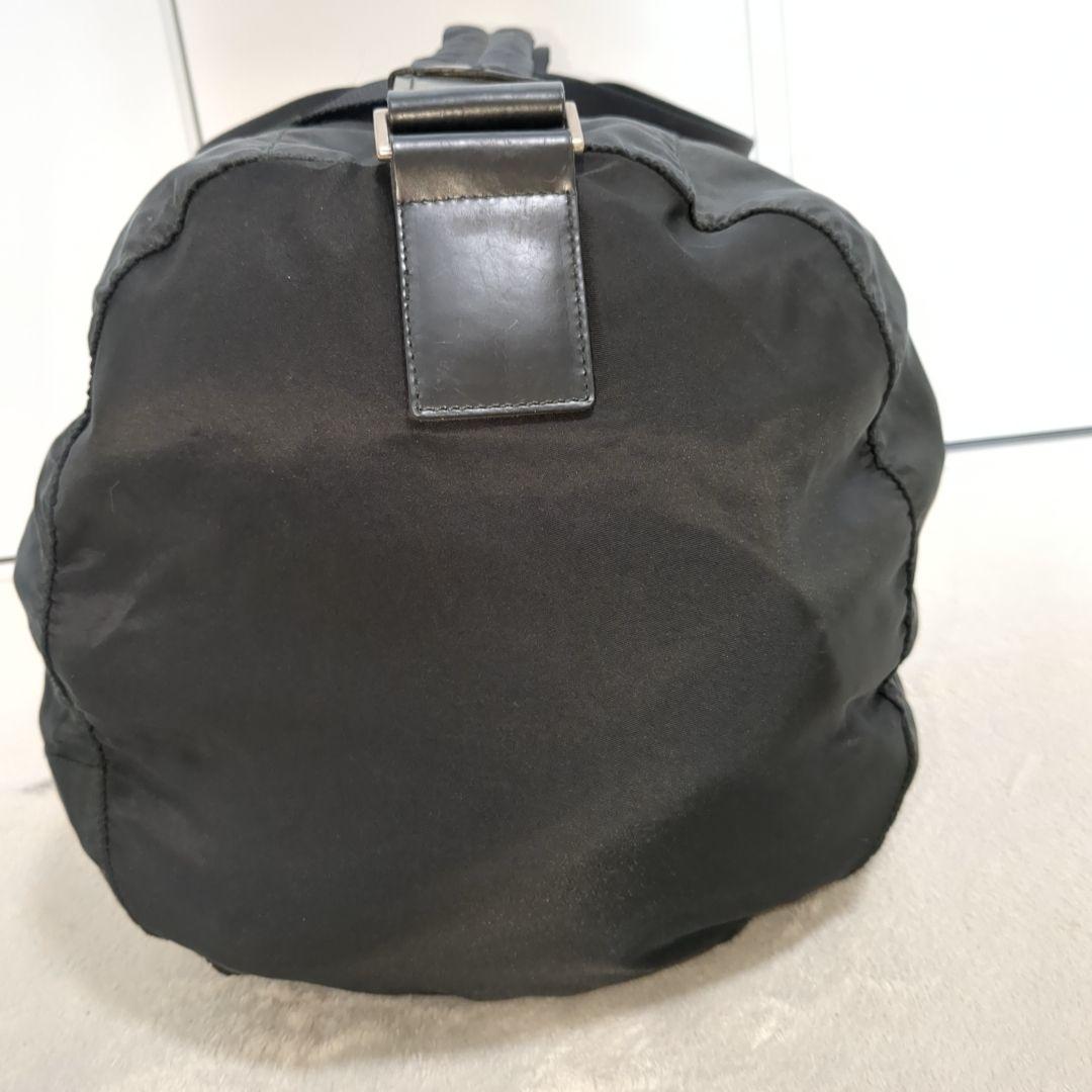 PRADA ボストンバッグ 2way ブラック 三角ロゴ テスートナイロン 鍵