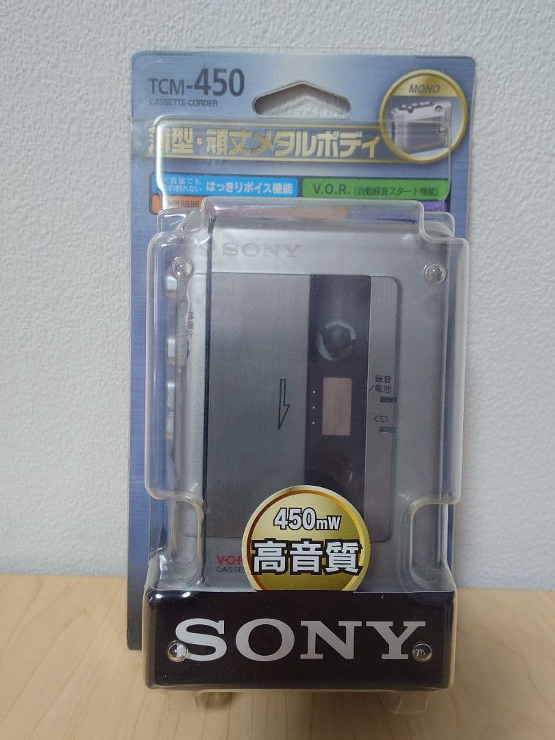SONY TCM-450 カセットプレーヤー