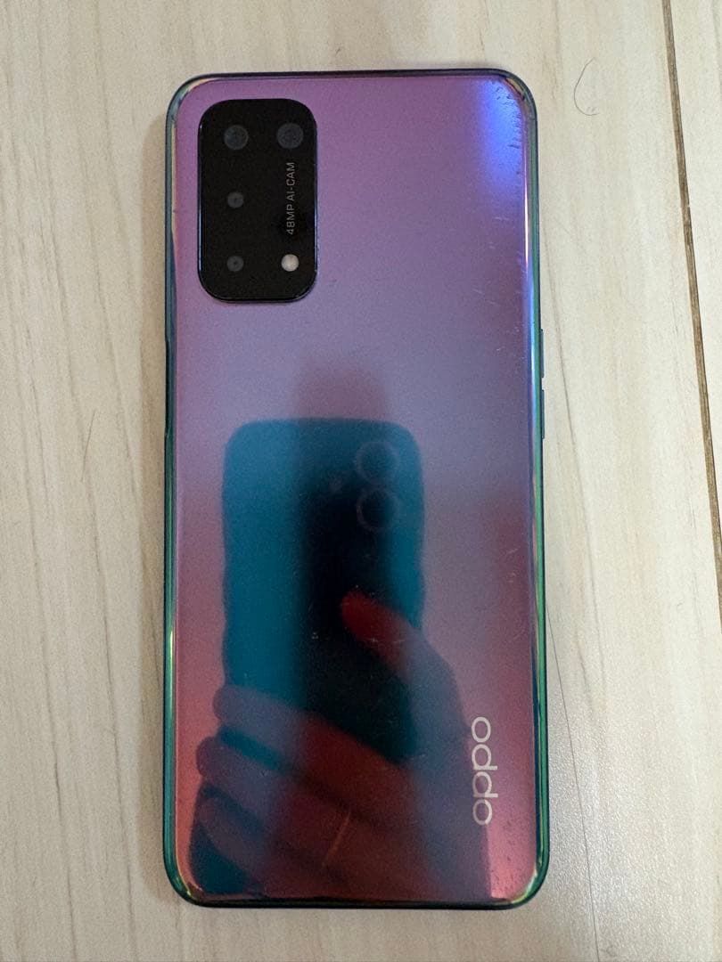 OPPO A54 5G au Oppo スマートフォン グラデーションパープル