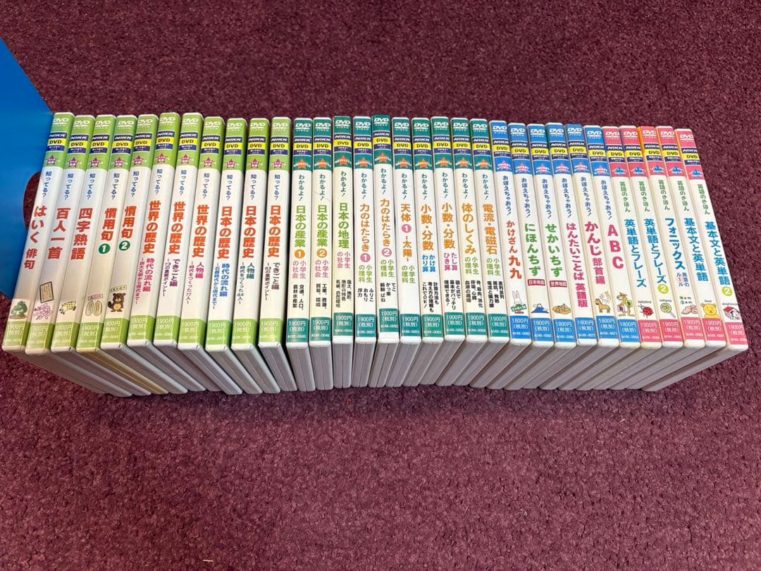 asNIKKニックDVD 知ってる？わかるよ！おぼえちゃおう！7本セット